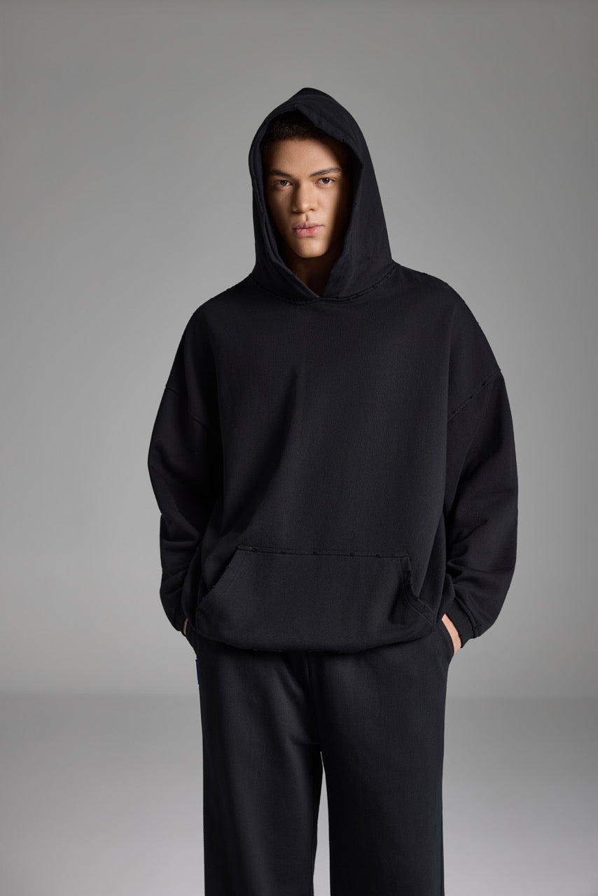 Cropped Hoodie Black