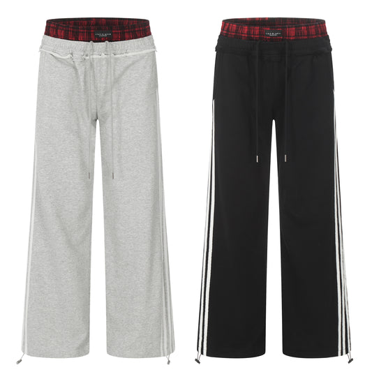 false two-piece straight sweatpants WM173KNCK6569