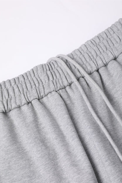 LINDEN Straight Sweatpants Grey