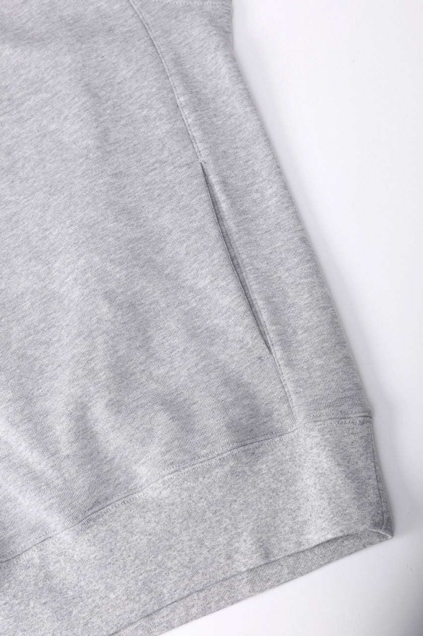 Basic Cotton Hoodie Grey
