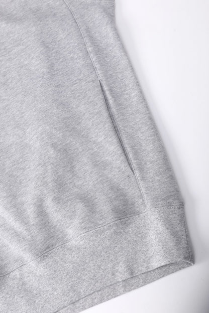 Basic Cotton Hoodie Grey