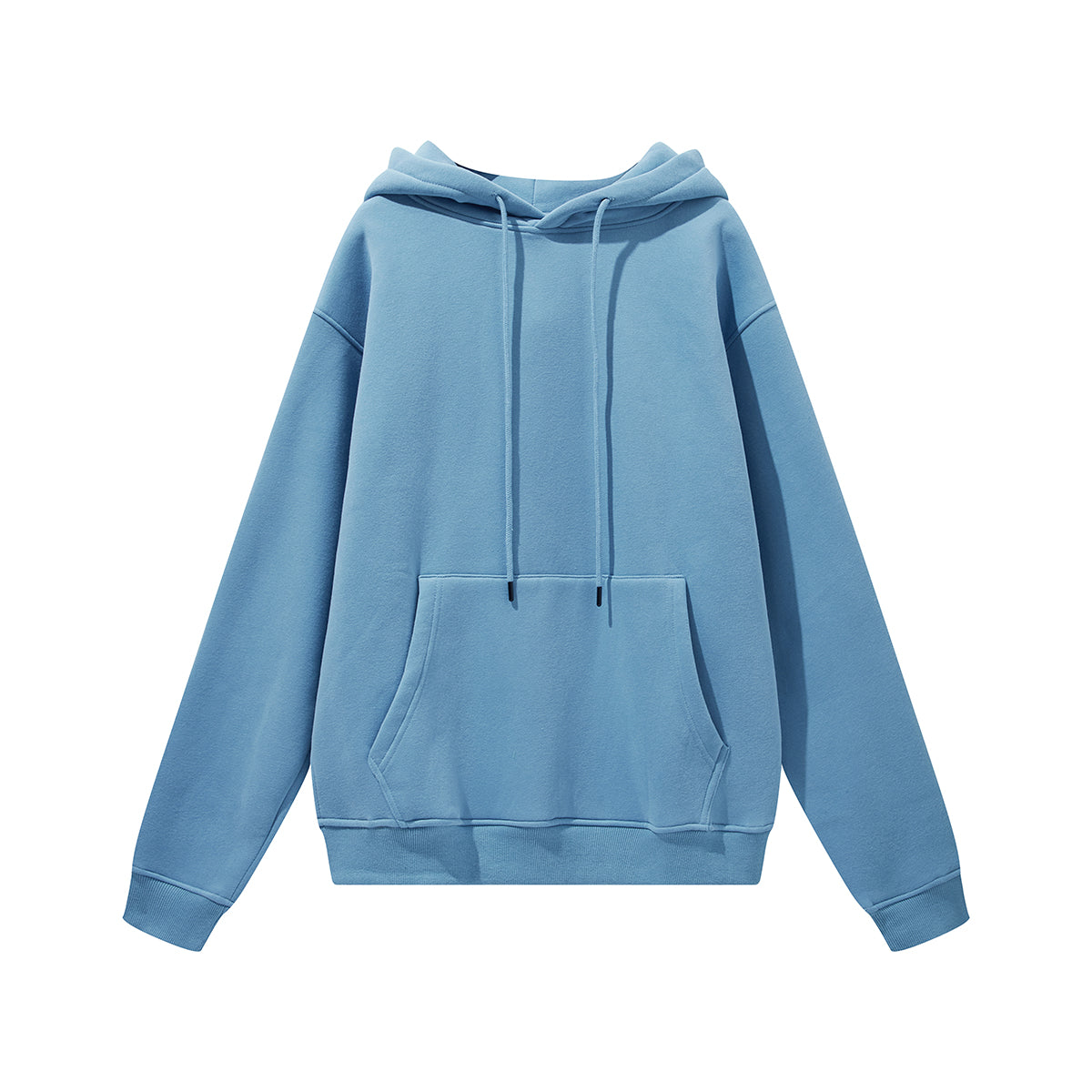 Velvet solid color hooded sweatshirt WM168BE2622