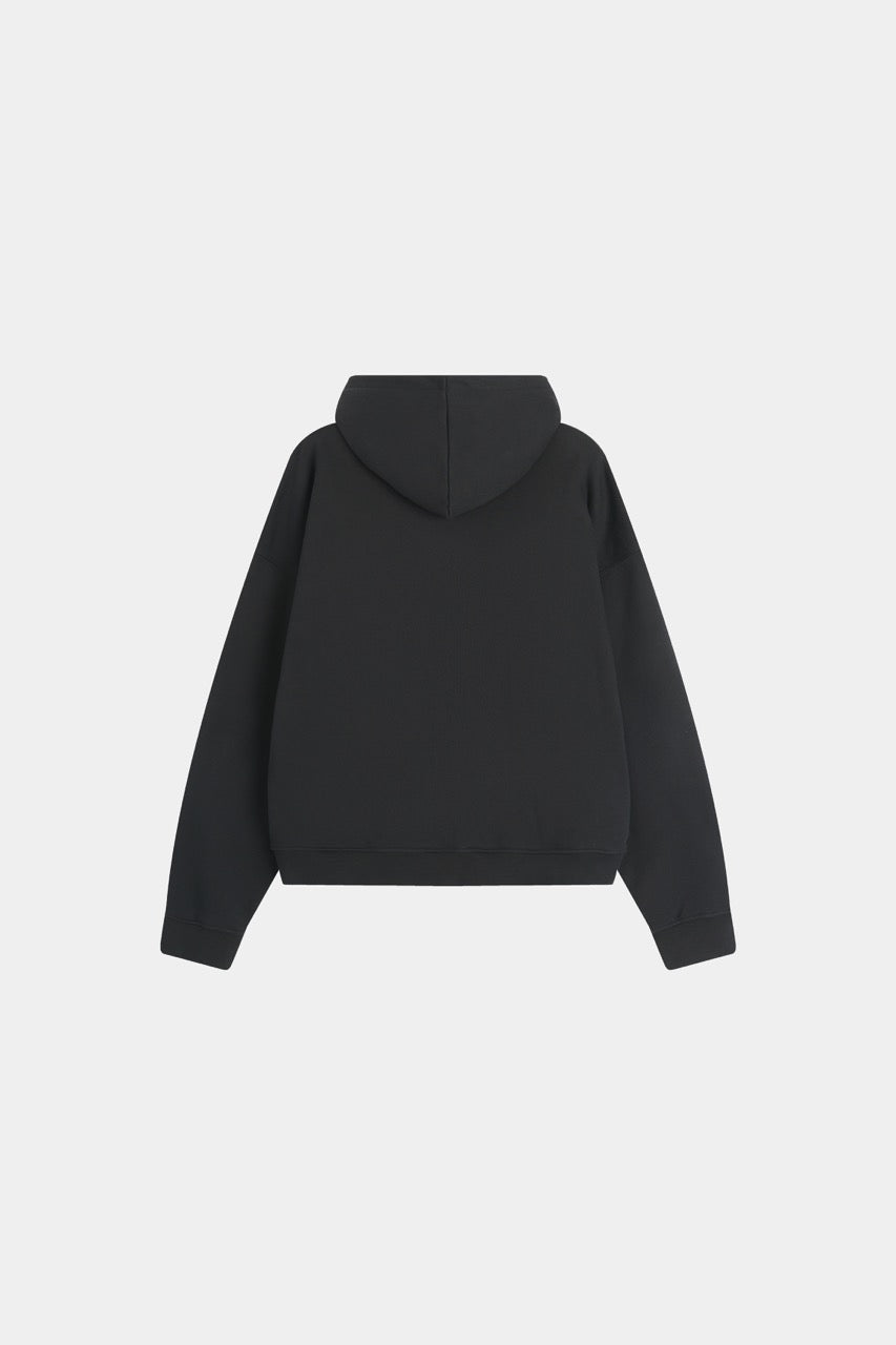 460GSM Core Hoodie BLACK