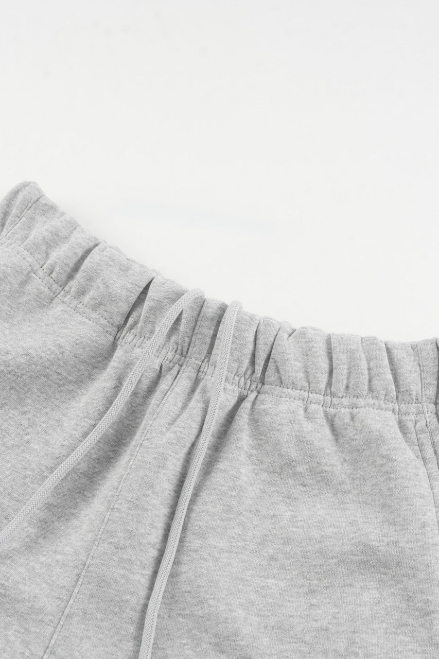 Scuba Knit Shorts Grey