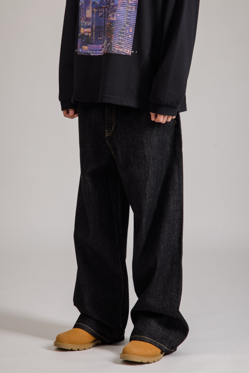 Baggy Raw Selvedge Denim