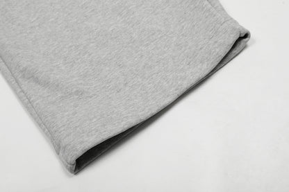 Scimitar-Silhouette Sweatpants Grey