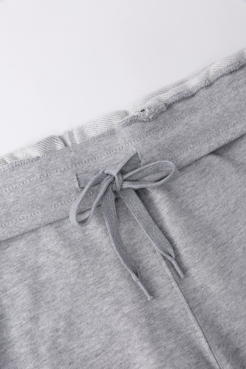 Basic Cotton Hoodie Grey