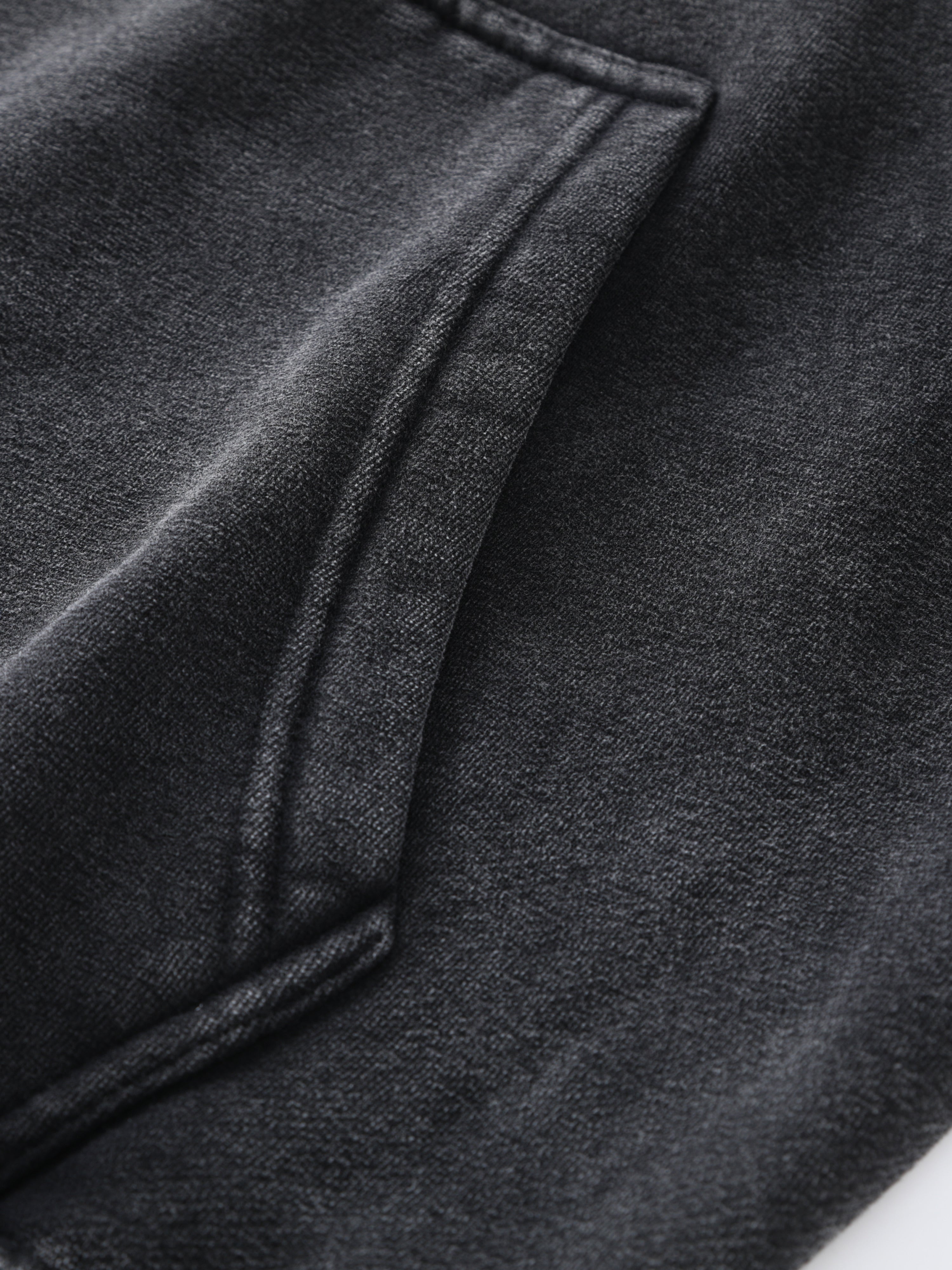 DOWNTOWN Washed Hoodie Black