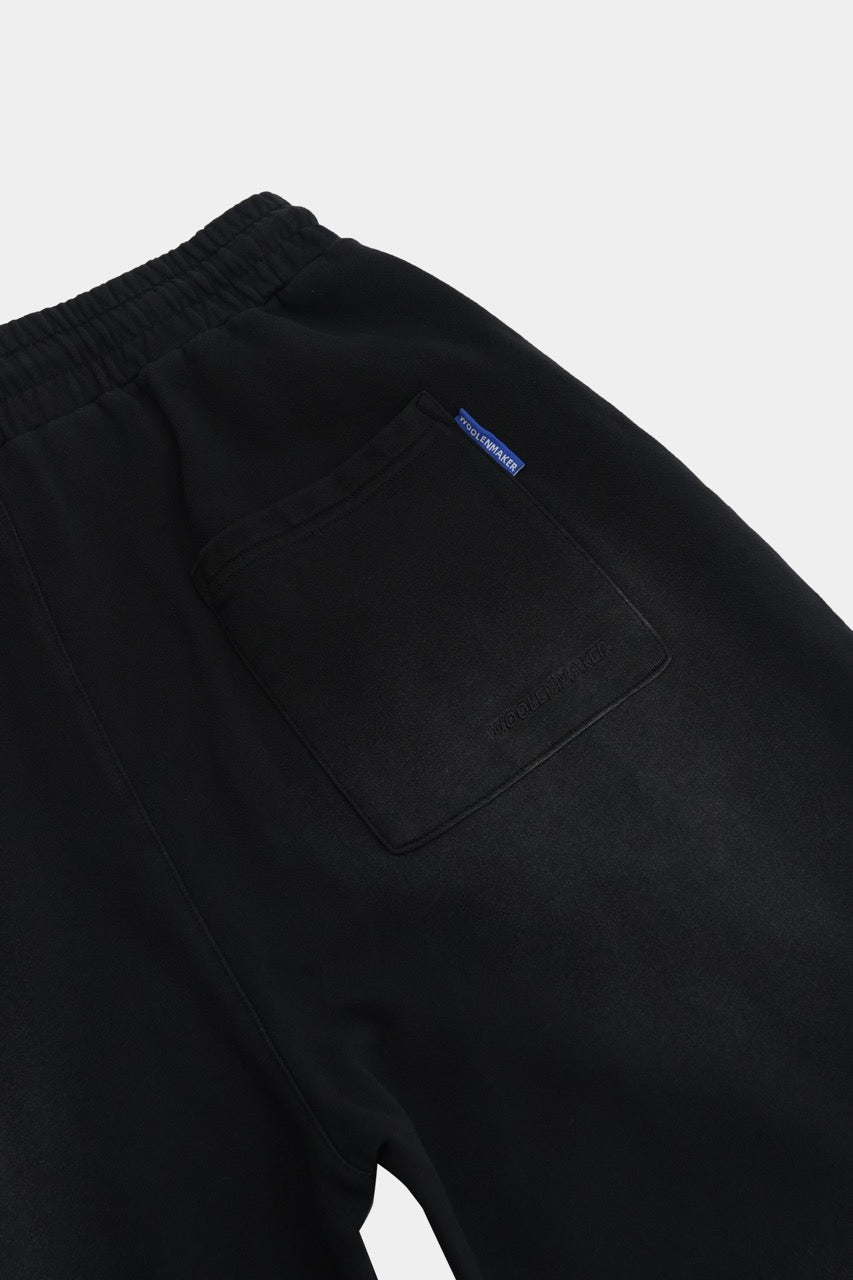 Washed Basic Sweatpants Black
